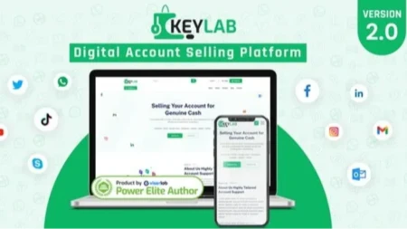 KeyLab Version 2.0 Nulled – Digital Account Selling Platform Script