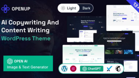 Openup Version 1.0.5 – AI Content Writer & AI Application WordPress Theme