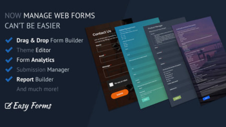 Easy Forms Version 2.0.5 Nulled – Advanced Form Builder and Manager PHP Script