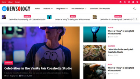 Newsology – Responsive News & Magazine Blogger Template