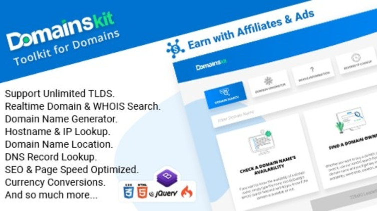 DomainsKit Version 2.7.1 Nulled – Toolkit for Domains PHP Script